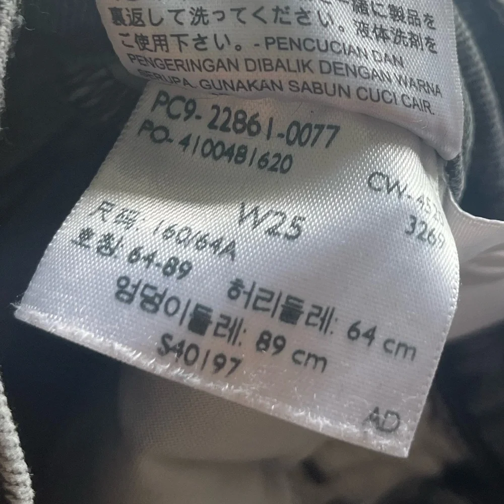 Levi’s Premium Denim Wedgie Fit High Rise Straight Jeans - Gray - US 25 - Picture 8 of 8